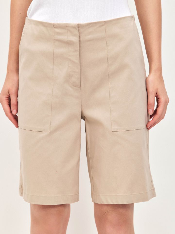 מכנסיים ברך PROMO בצבע בייז קפוצינו