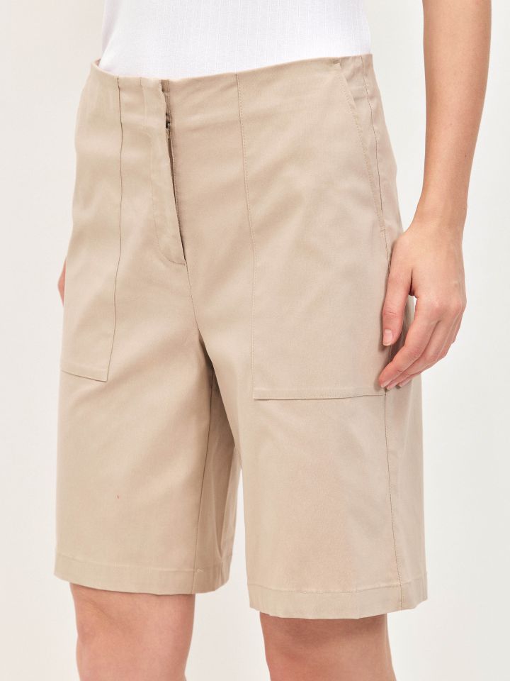 מכנסיים ברך PROMO בצבע בייז קפוצינו