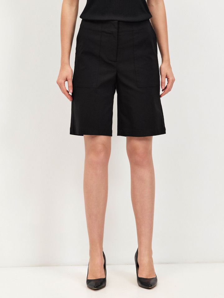 מכנסיים ברך PROMO בצבע שחור