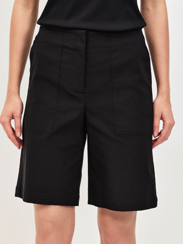 מכנסיים ברך PROMO בצבע שחור