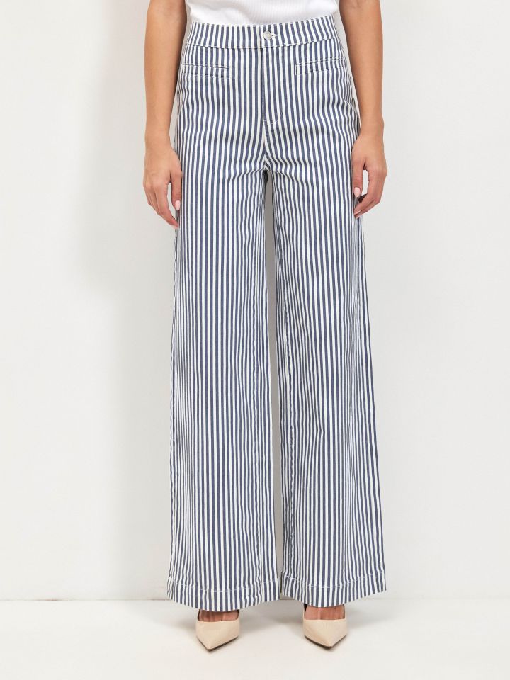 מכנסיים פסים בצבע פסים