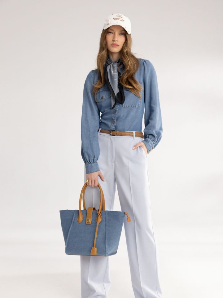 מכנסיים SKY בצבע תכלת