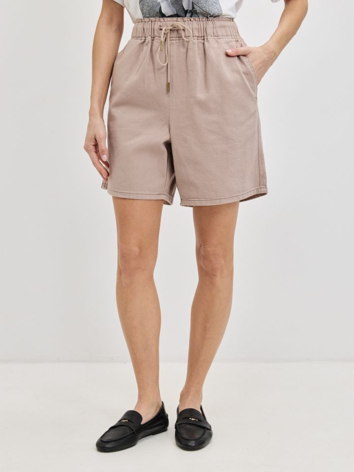 מכנסיים דריל שורט PROMO בצבע מוקה