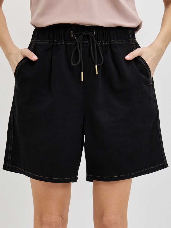 מכנסיים דריל שורט PROMO בצבע שחור