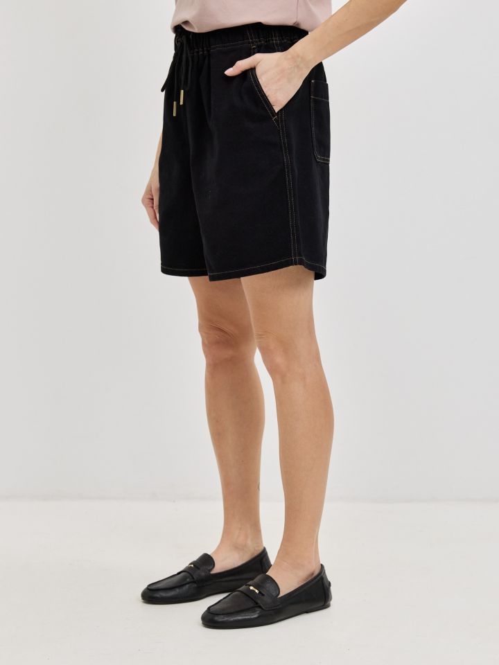 מכנסיים דריל שורט PROMO בצבע שחור