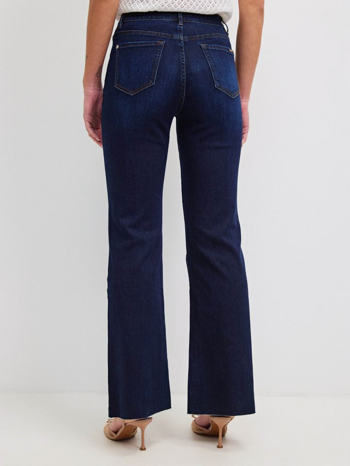 מכנסיים ג’ינס SHIRA PROMO בצבע ג’ינס כהה