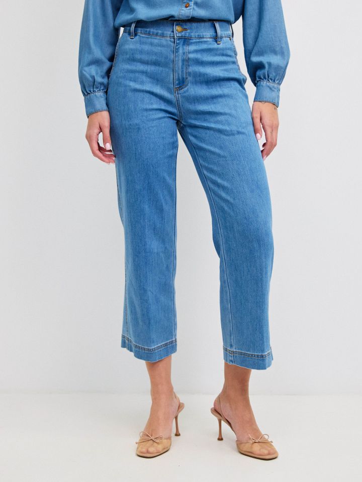 מכנסיים ג’ינס  RANI PROMO בצבע ג’ינס בהיר