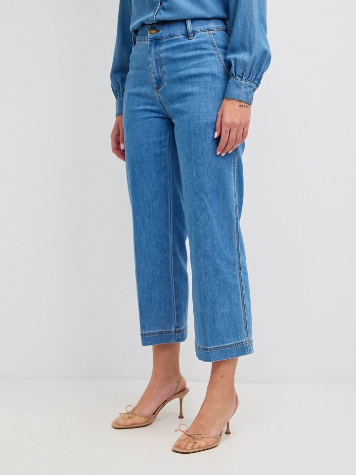 מכנסיים ג’ינס  RANI PROMO בצבע ג’ינס בהיר