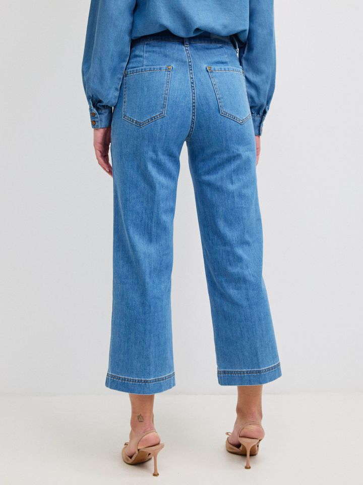 מכנסיים ג’ינס  RANI PROMO בצבע ג’ינס בהיר