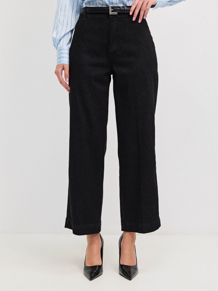 מכנסיים ג’ינס  RANI PROMO בצבע ג’ינס שחור