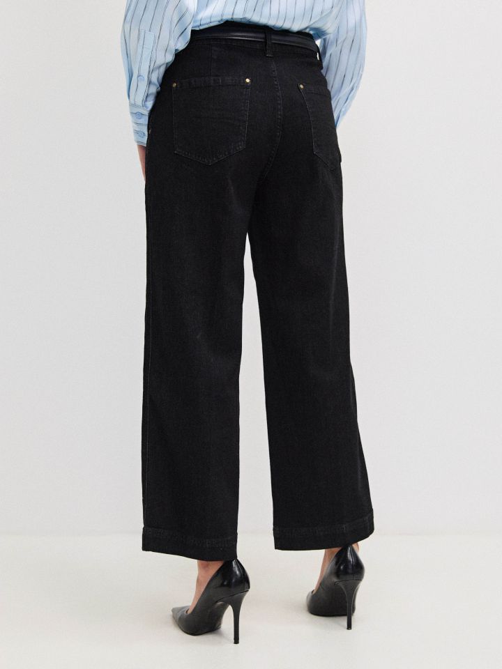 מכנסיים ג’ינס  RANI PROMO בצבע ג’ינס שחור