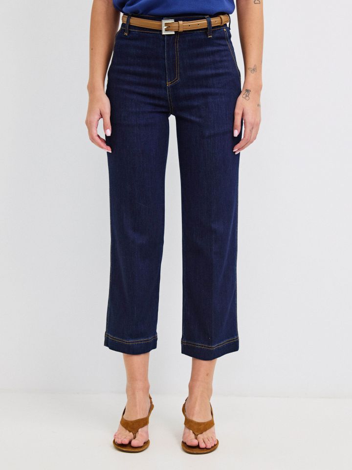 מכנסיים ג’ינס  RANI PROMO בצבע ג’ינס כהה