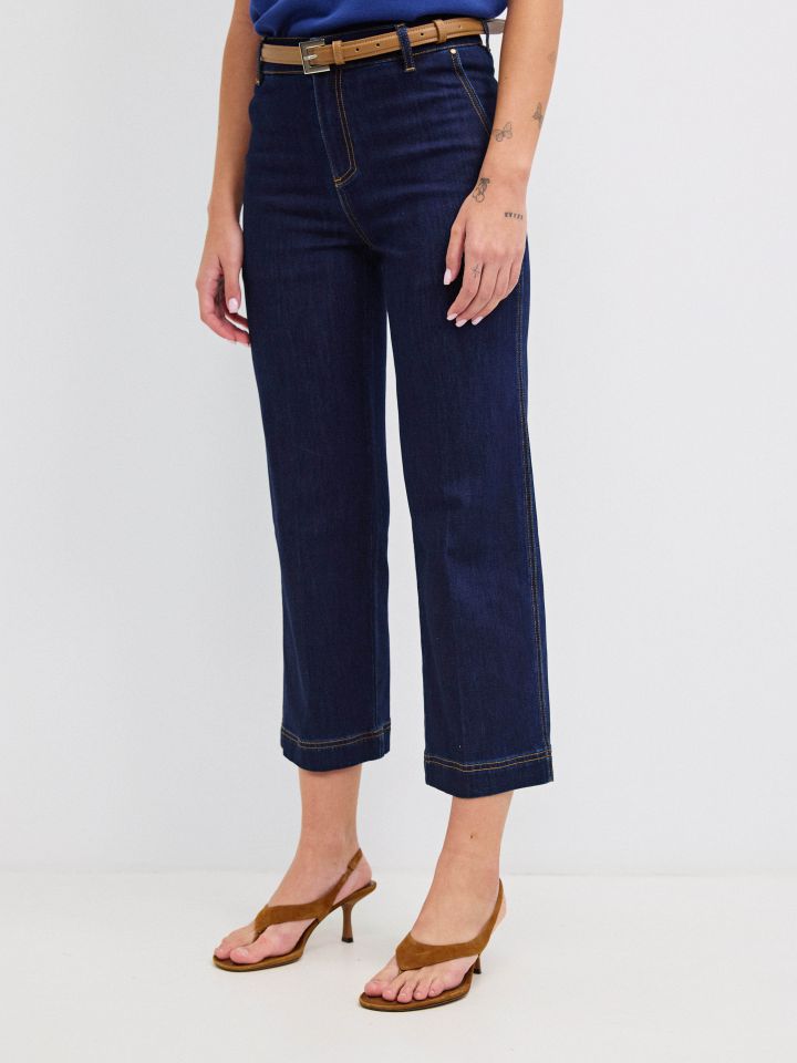 מכנסיים ג’ינס  RANI PROMO בצבע ג’ינס כהה