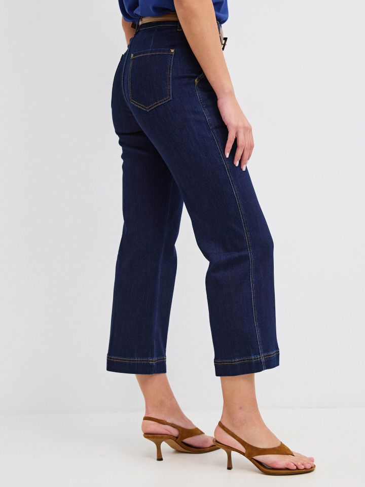 מכנסיים ג’ינס  RANI PROMO בצבע ג’ינס כהה