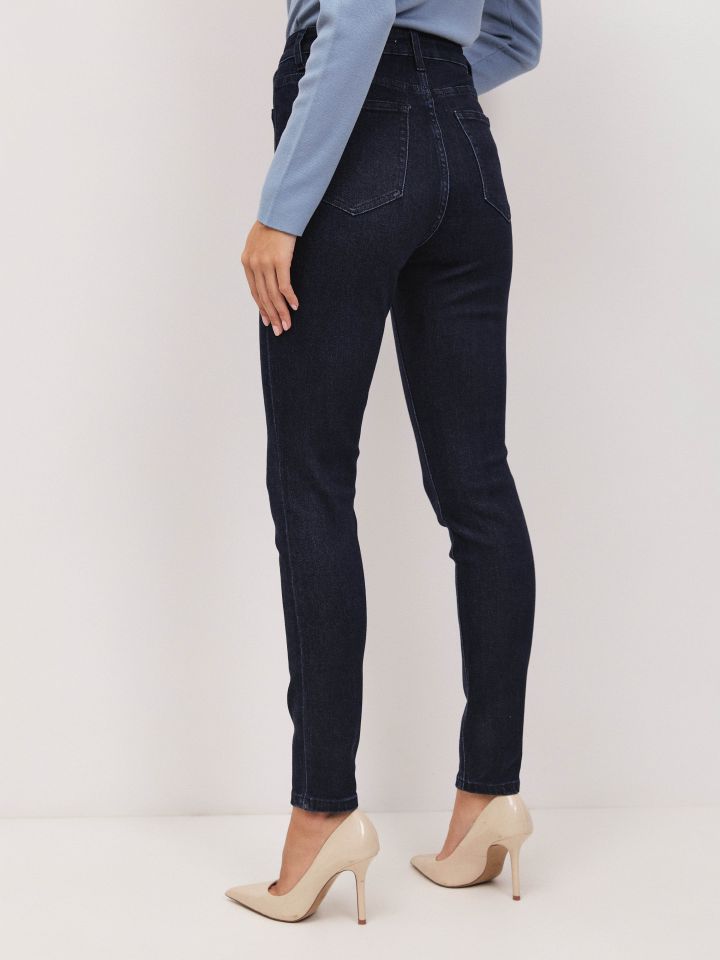 מכנסיים ג’ינס סקיני PROMO בצבע ג’ינס כהה