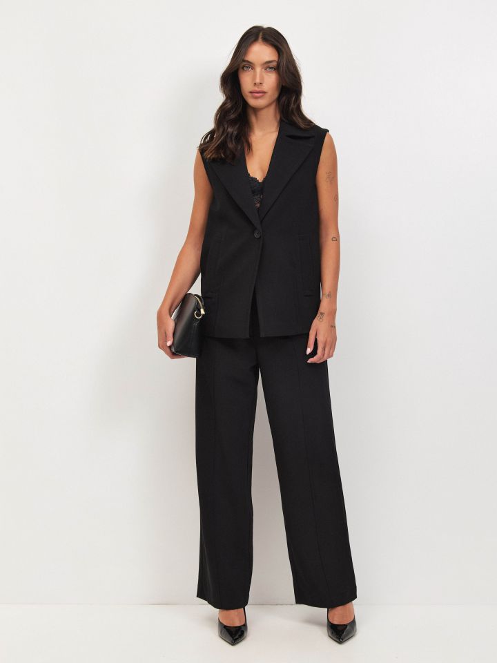 מכנסיים  PARIS בצבע שחור