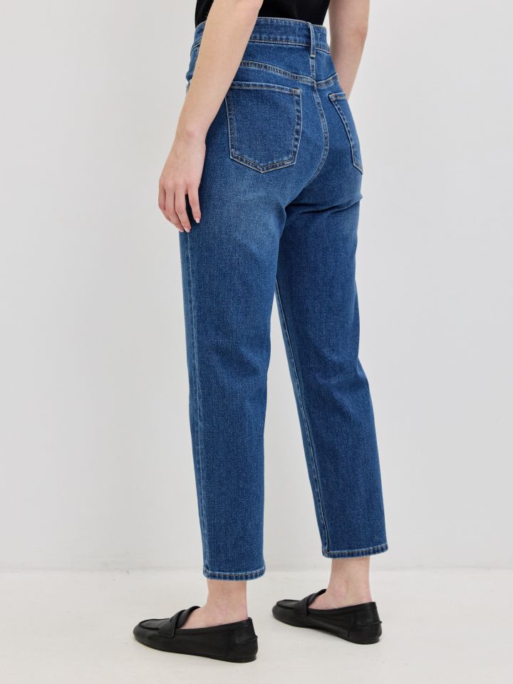 מכנסיים ג’ינס  7/8 PROMO בצבע ג’ינס