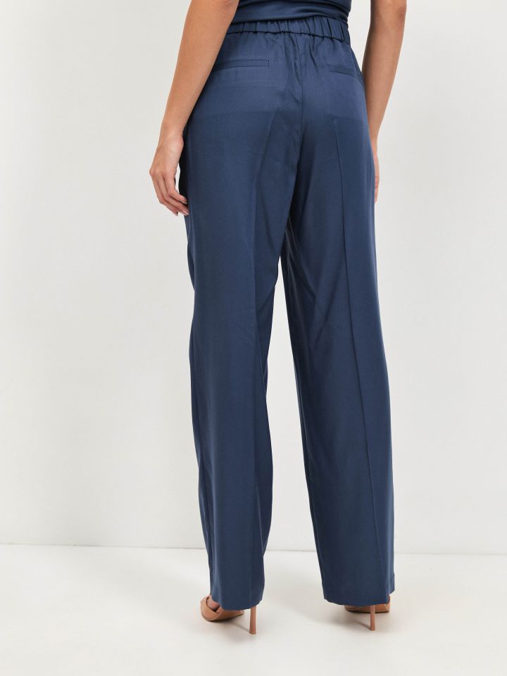 מכנסיים מראה  פישתן PROMO בצבע כחול ונסה