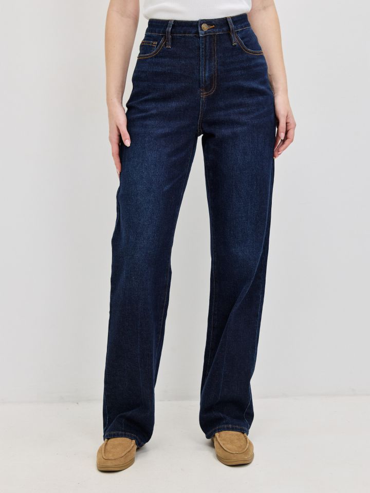 מכנסיים ג’ינס  PROMO בצבע ג’ינס כהה