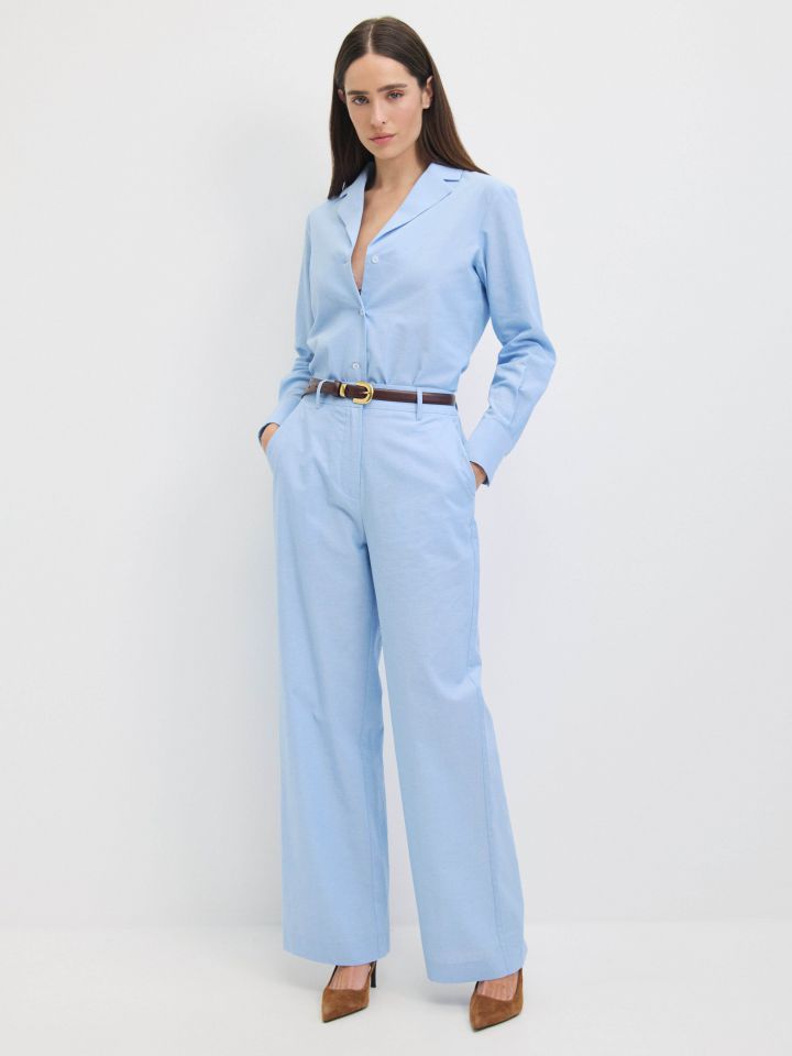 מכנסיים שליץ ALONA בצבע תכלת