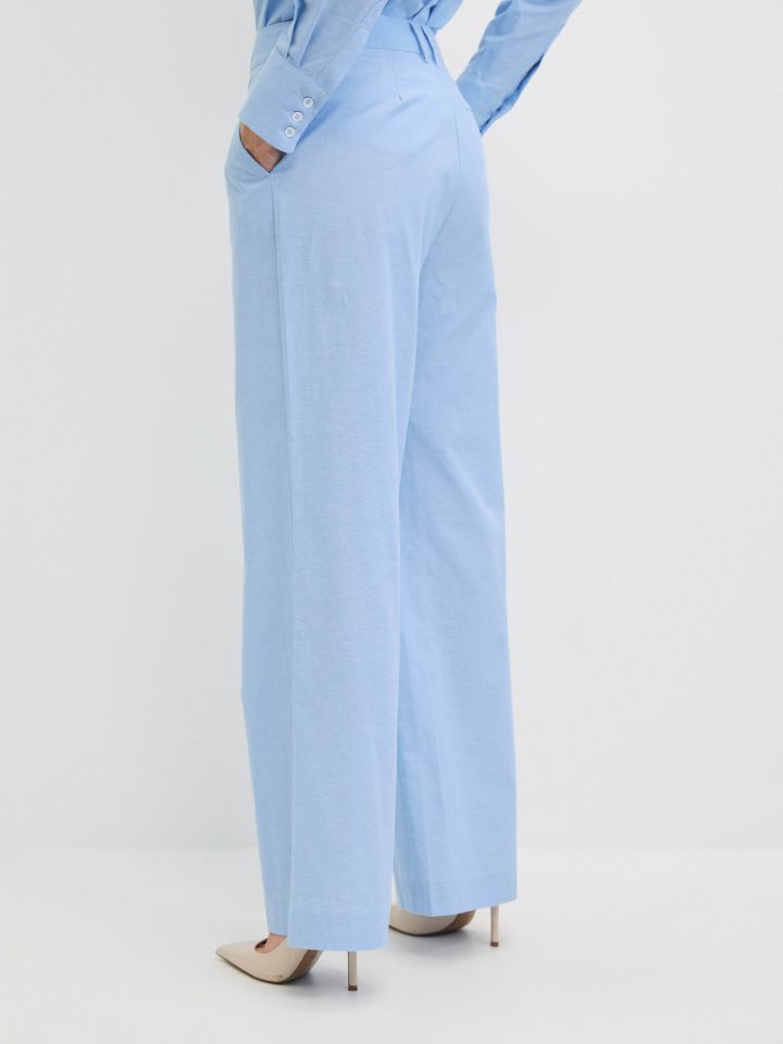 מכנסיים שליץ ALONA בצבע תכלת