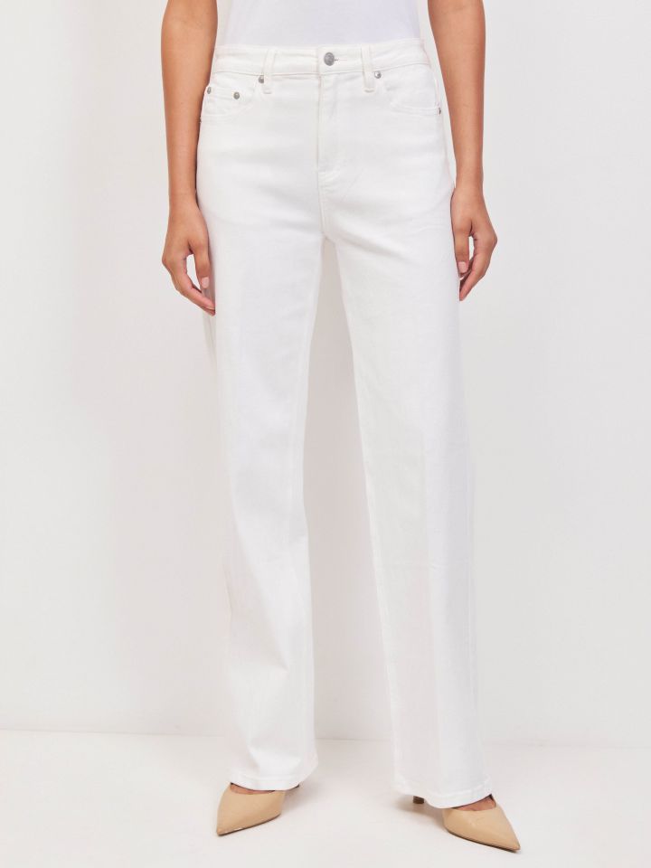 מכנסיים דריל ROMI PROMO בצבע לבן