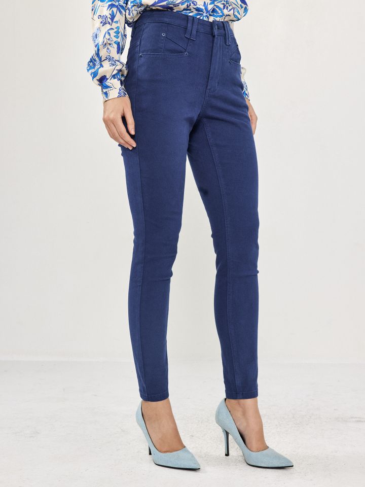 מכנסיים ג’ינס סקיני PROMO LINOR בצבע ג’ינס