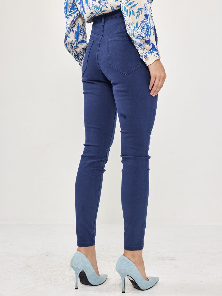 מכנסיים ג’ינס סקיני PROMO LINOR בצבע ג’ינס