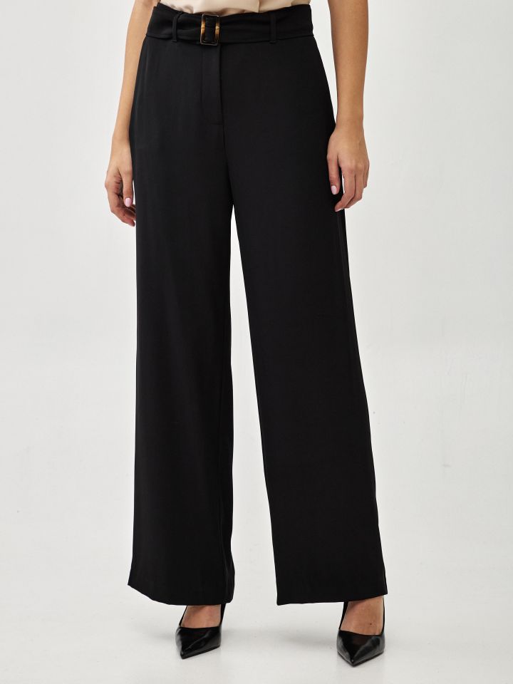 מכנסיים חגורה MIAMI בצבע שחור