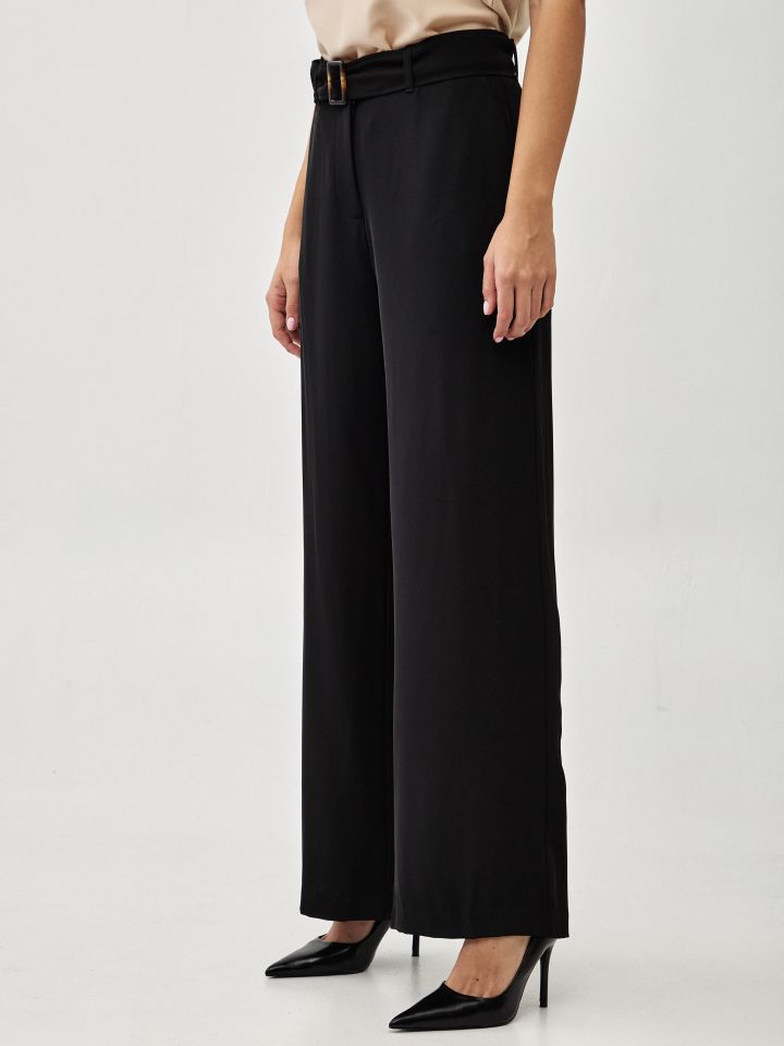 מכנסיים חגורה MIAMI בצבע שחור