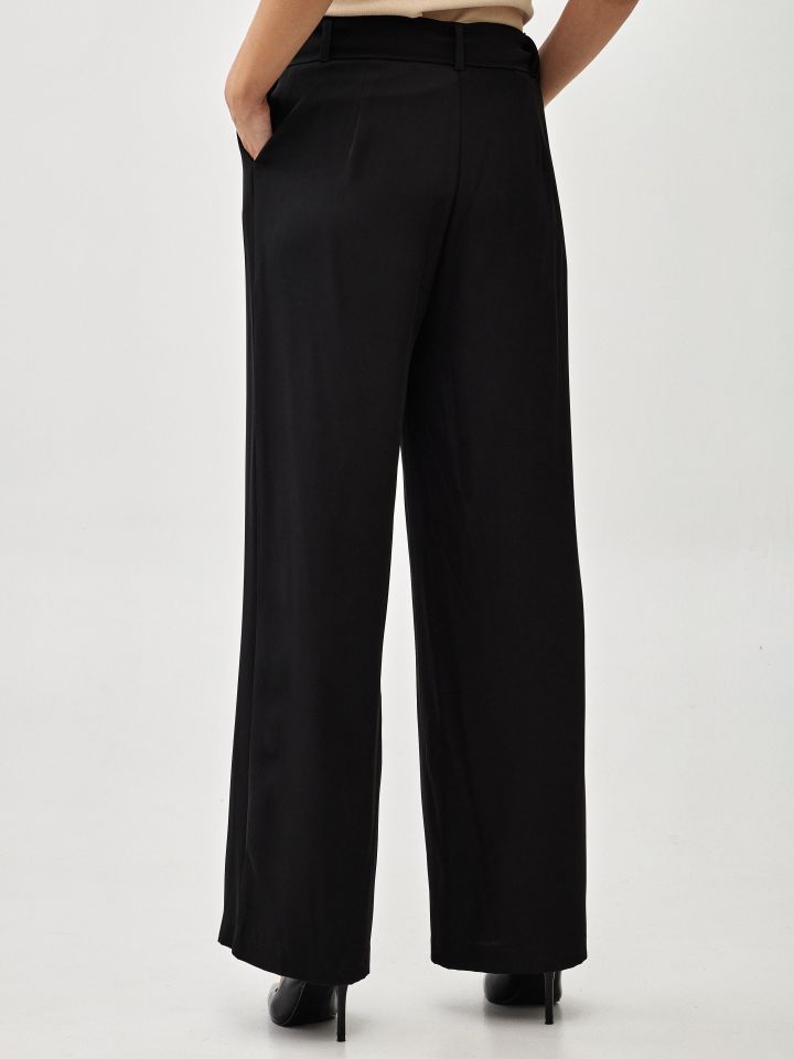 מכנסיים חגורה MIAMI בצבע שחור