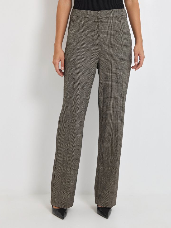 מכנסיים משבצות SHIRA בצבע משבצות