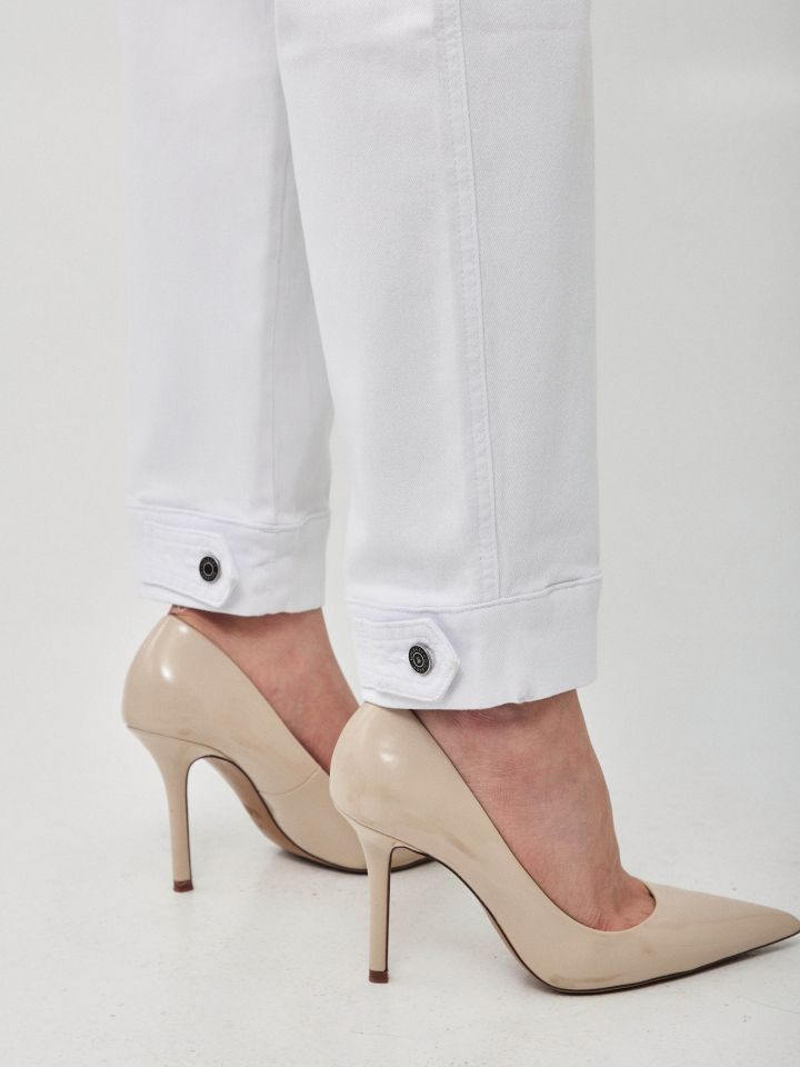 מכנסיים ROMI PROMO דגמייח בצבע לבן