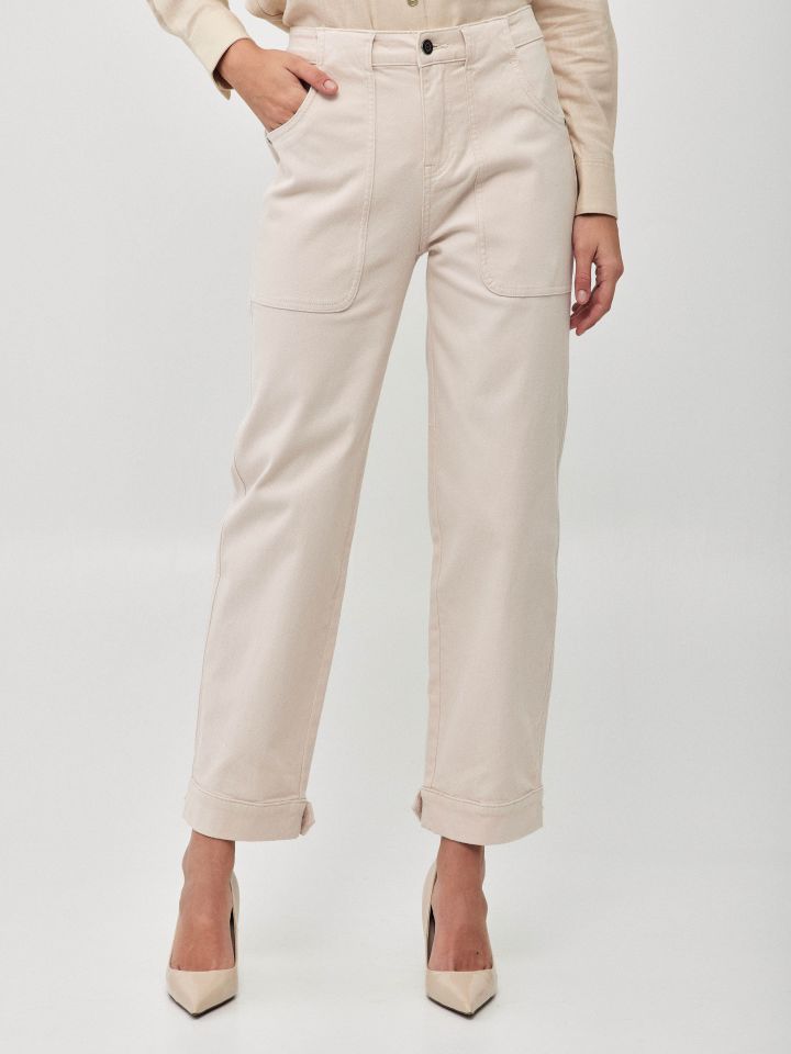 מכנסיים ROMI PROMO דגמייח בצבע בייז’