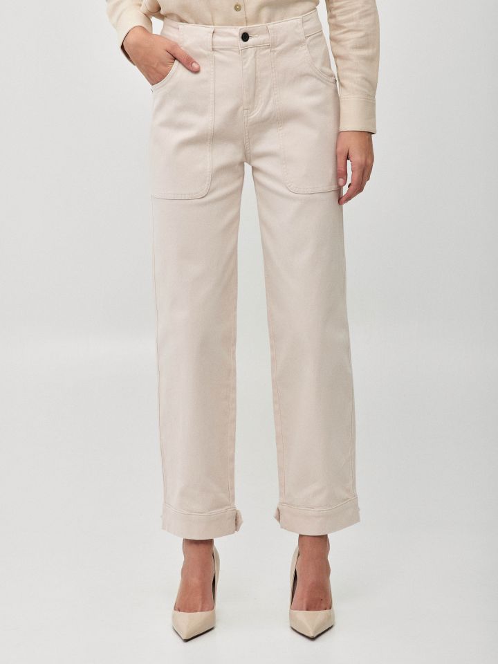 מכנסיים ROMI PROMO דגמייח בצבע בייז’