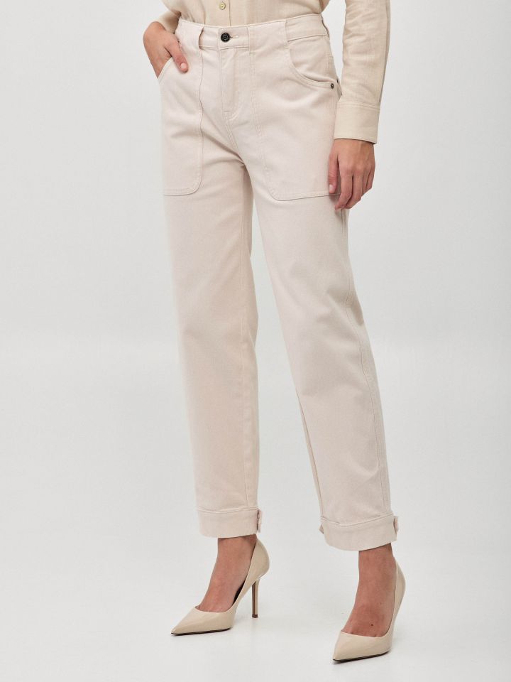 מכנסיים ROMI PROMO דגמייח בצבע בייז’