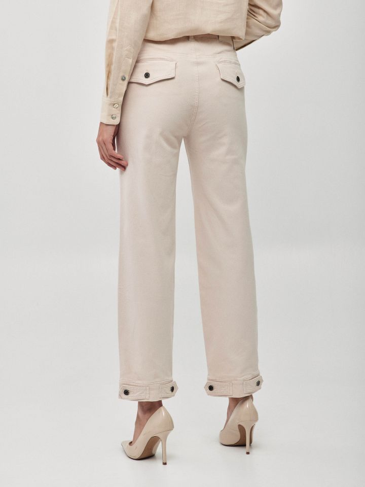 מכנסיים ROMI PROMO דגמייח בצבע בייז’