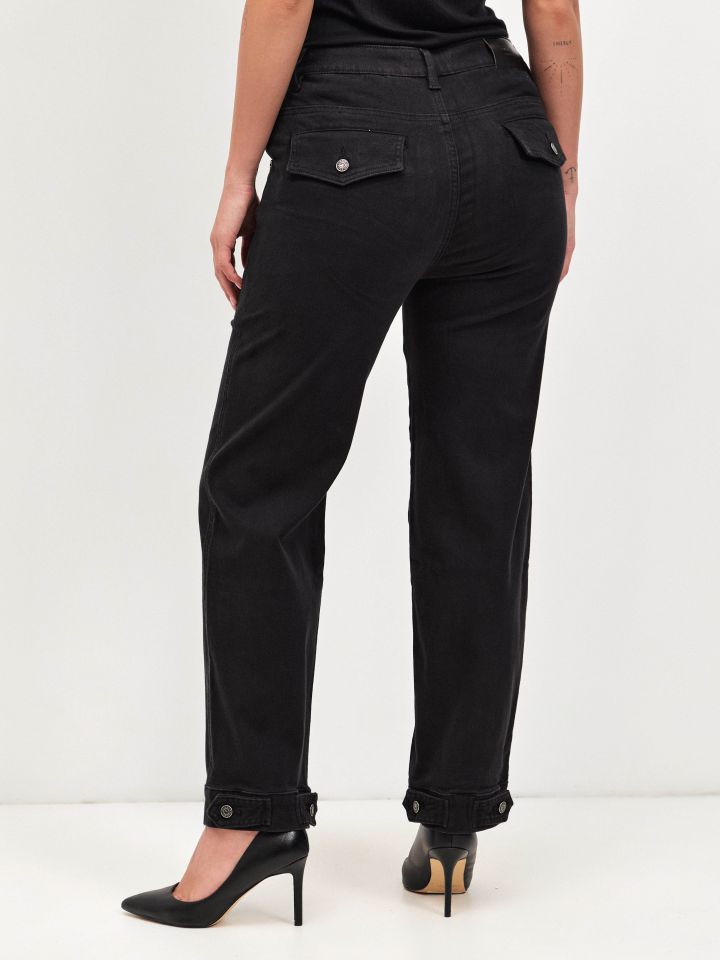 מכנסיים ROMI PROMO דגמייח בצבע שחור