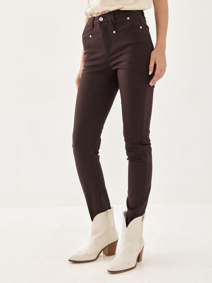 מכנסי דריל PROMO בצבע חום