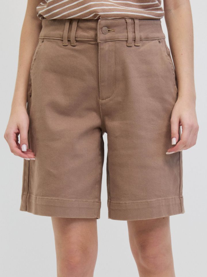 מכנסיים ברך PROMO בצבע שוקו