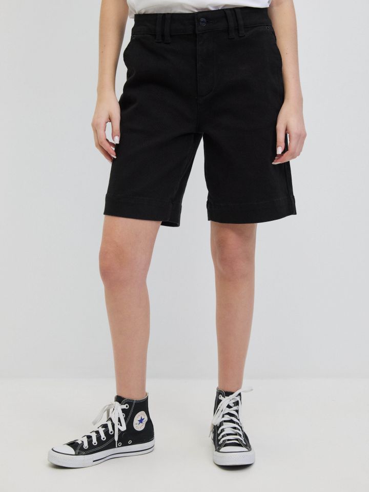 מכנסיים ברך PROMO בצבע שחור