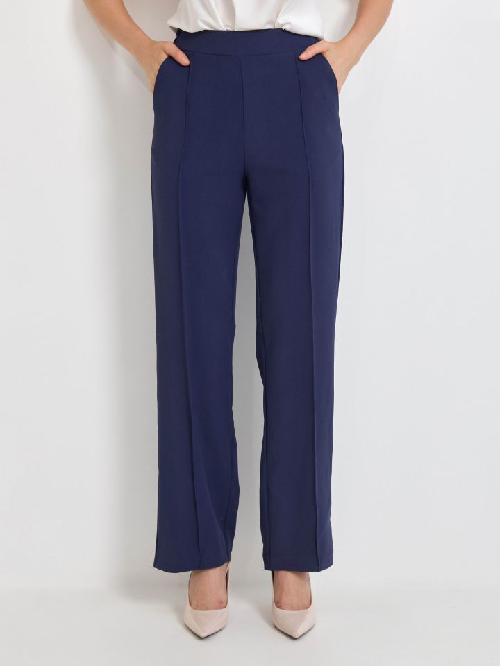 מכנסיים גומי בגב PROMO בצבע נייבי