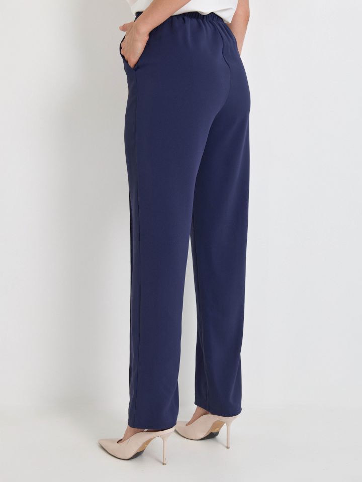 מכנסיים גומי בגב PROMO בצבע נייבי