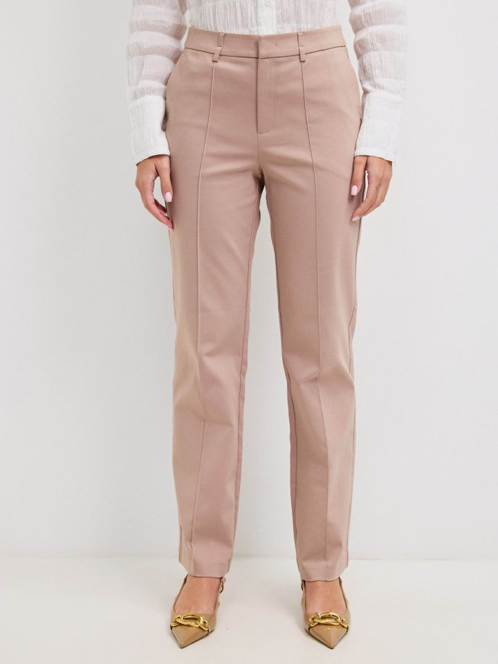 מכנסיים נירבירים בצבע מוקה