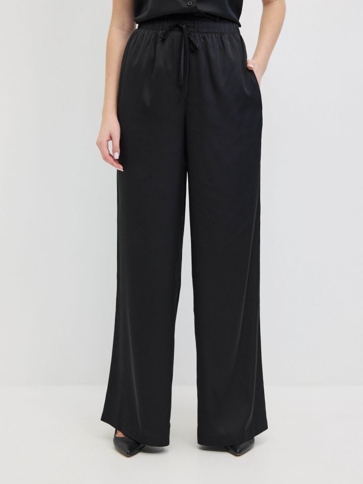 מכנסיים ROMI PROMO בצבע שחור