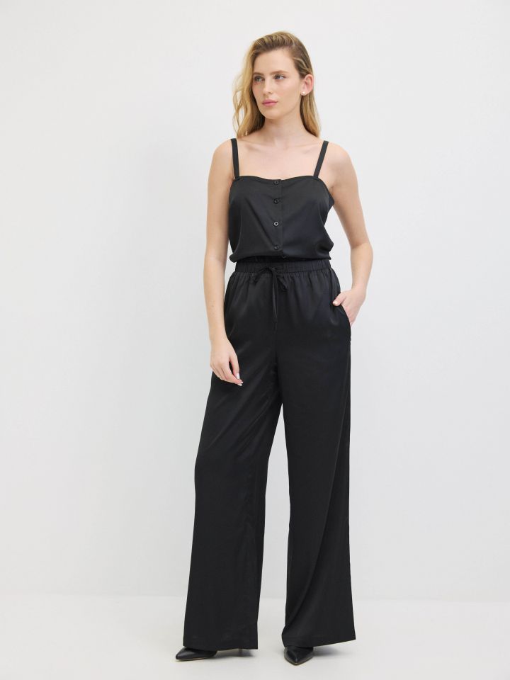 מכנסיים ROMI PROMO בצבע שחור