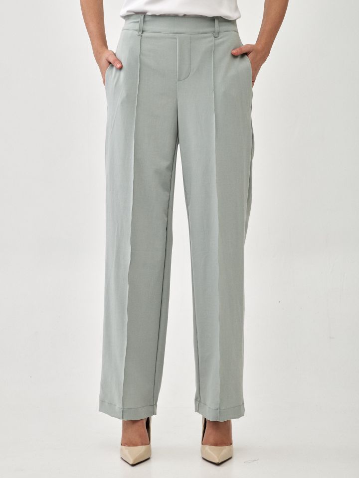 מכנסיים מראה פישתן PROMO בצבע ירוק בהיר