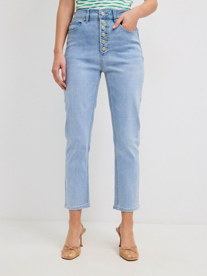 מכנסיים ג’ינס PROMO בצבע ג’ינס בהיר