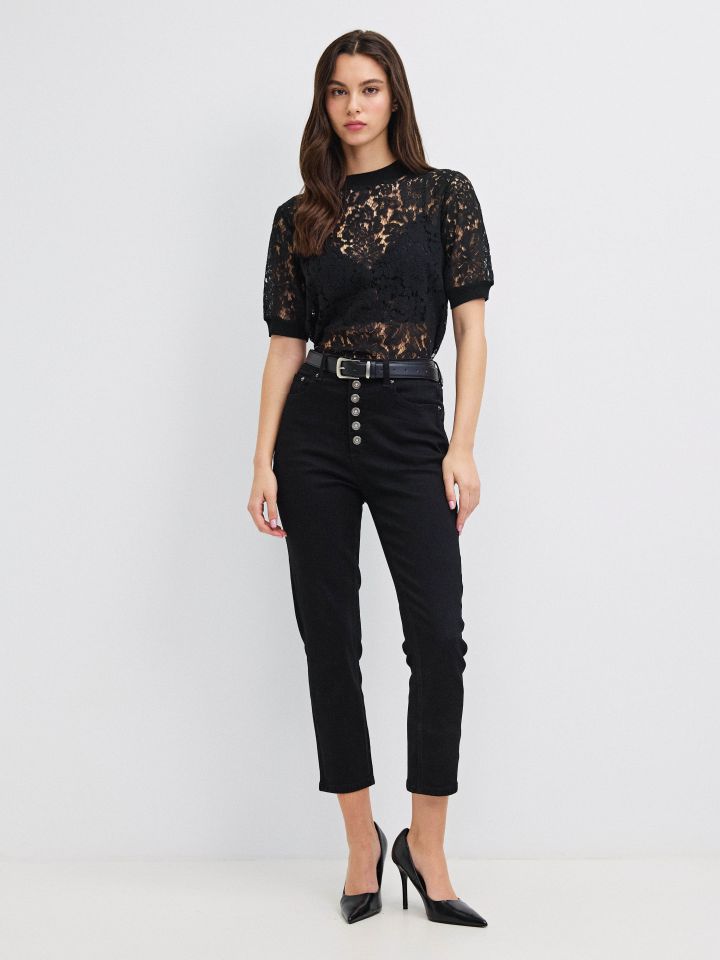 מכנסיים ג’ינס PROMO בצבע ג’ינס שחור