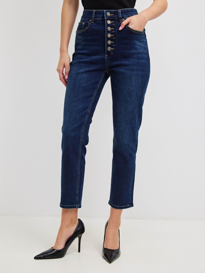 מכנסיים ג’ינס PROMO בצבע ג’ינס כהה